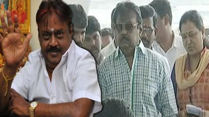 மருத்துவ சிகிச்சைக்காக விஜயகாந்த் அமெரிக்கா பயணம்.