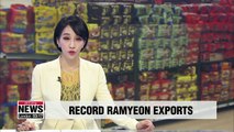 Korean ramyeon exports expected to reach US$ 400 mil. this year