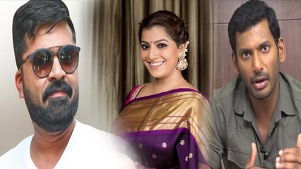 தனது அம்மாவின் சீமந்த சேலையை அணிந்து வந்த வரலட்சுமி- வீடியோ