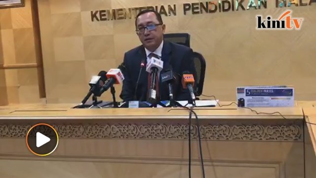 LIVE: Sidang media Kementerian Pendidikan berhubung pelaksanaan pentaksiran Tahap 1 mulai 2019