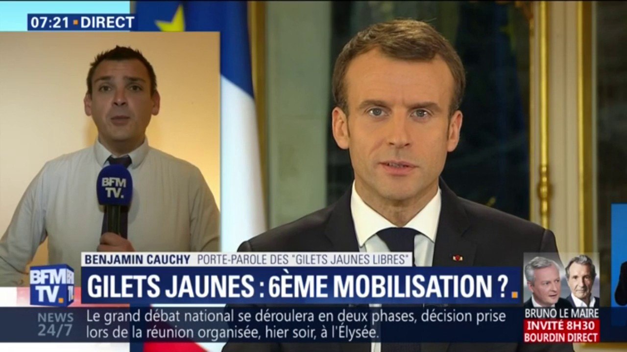 Malgré les mesures pour le pouvoir d'achat, Benjamin Cauchy (gilet jaune) estime que "le compte n'y est pas"