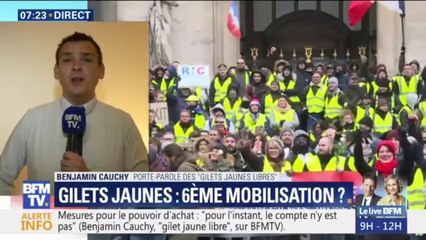 "Les lumières de Noël ne cacheront pas la misère." Benjamin Cauchy (gilet jaune) appelle à poursuivre la mobilisation samedi