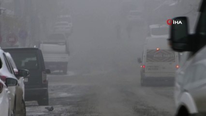Kars'ta yoğun sis etkili oluyor