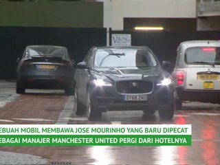 Mourinho Tinggalkan Hotel Di Manchester Setelah Dipecat