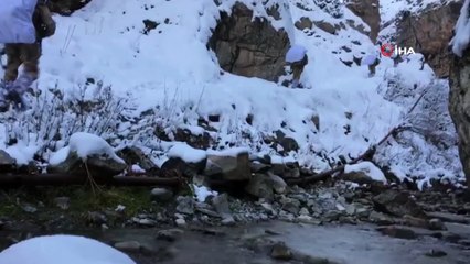 Karla kaplı arazide PKK’ya ağır darbe