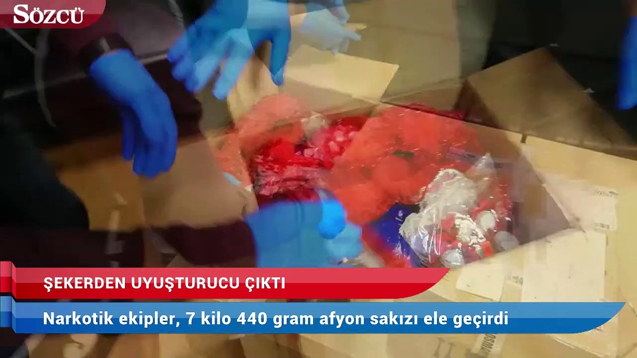 Şekerden uyuşturucu çıktı