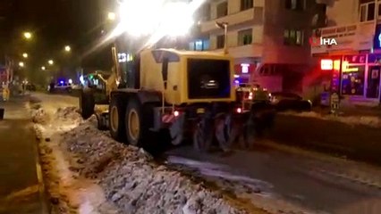 Ardahan’da karla mücadele