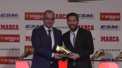 Penghargaaan Sepatu Emas Kelima Messi