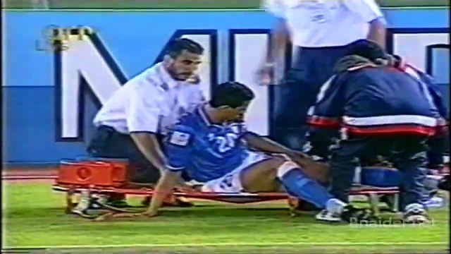 الشوط الثاني مباراة الإمارات والكويت 3-2 كأس آسيا 1996