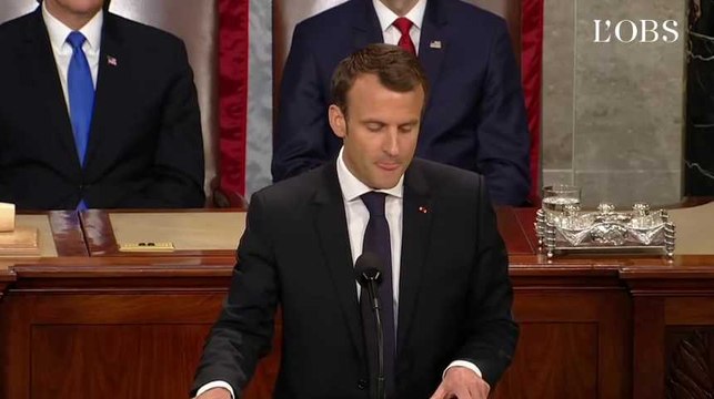 Quand Macron tacle Trump au Congrès américain