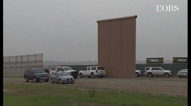 Mur frontière avec le Mexique : Trump vient découvrir les prototypes