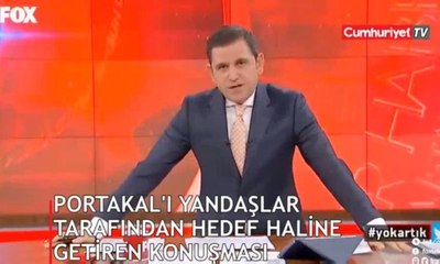 Fatih Portakal'ın yandaş medya tarafından hedefe konan sözleri