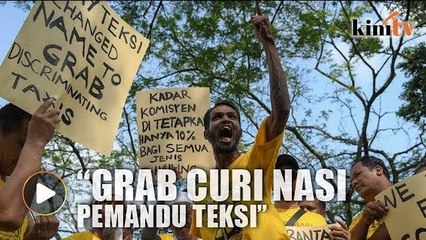 Taxi driver: Grab stealing our 'food'