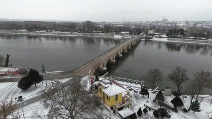 Trakya beyaza büründü - drone (2) - EDİRNE