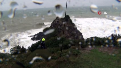 Şile'de kargo gemisi karaya oturdu