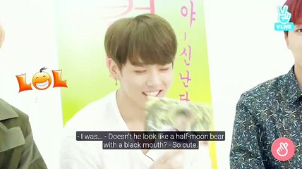 (ENG SUB) VLIVE BTS Jungkook explain about Hawaii Gubby boy Love Yourself & Her Comeback specia 2017 #BTSVlive #LoveYourself&HerVlive