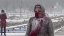 Çorlu'da Eğitime 2 Gün Ara...yoğun Kar Yağışı ile İlçe Beyaza Büründü