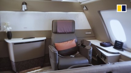 Inside the Airbus A380 first-class suite