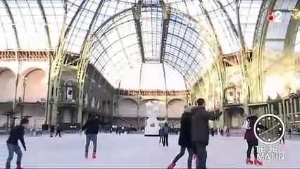 Paris : le Grand Palais accueille la plus grande patinoire en intérieur du monde