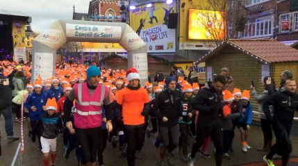 Nivelles : Plus de mille jeunes courent un "urbain trail" pour la bonne cause