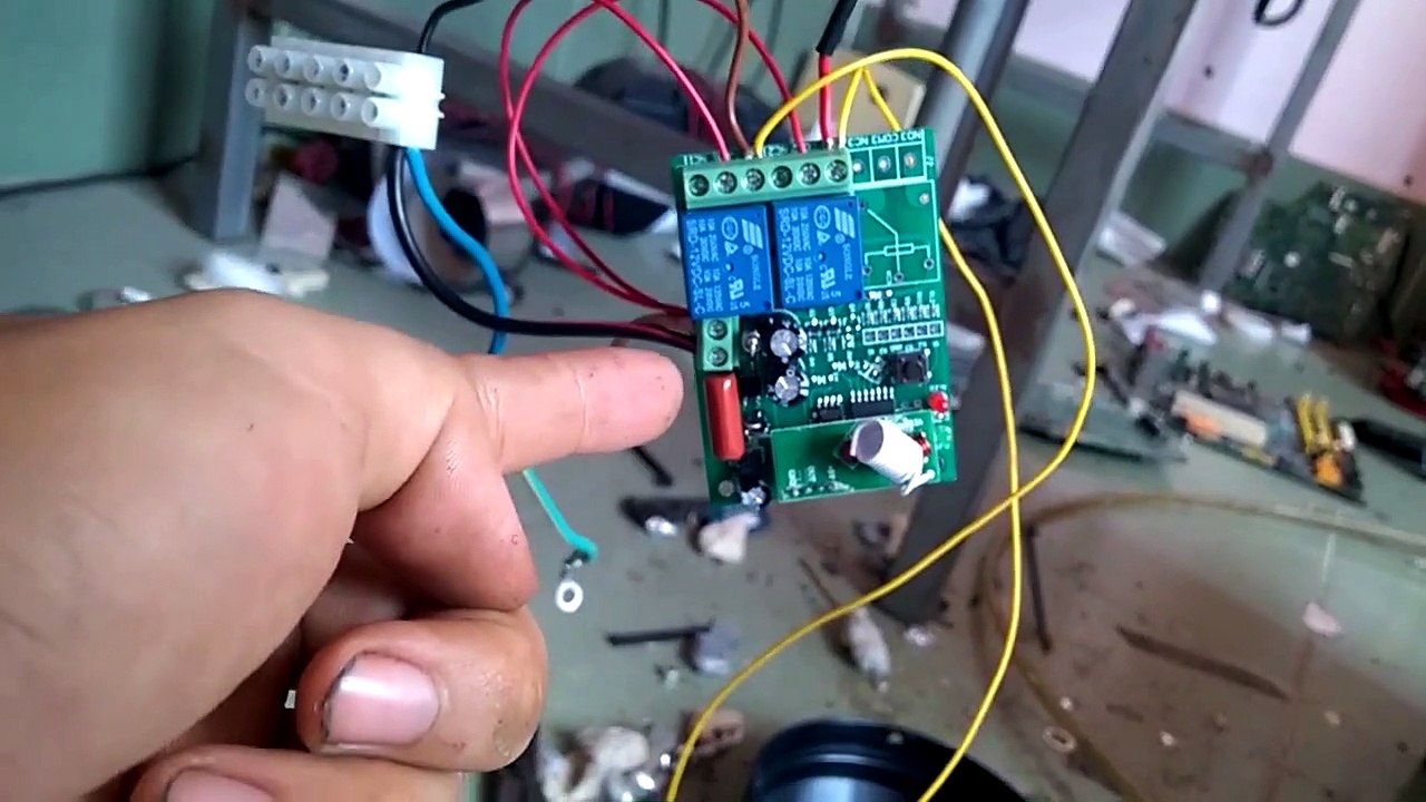 Hướng dẫn cách đấu dây bộ điều khiển từ xa cho máy tời