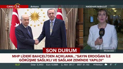 Bahçeli'den görüşme açıklaması