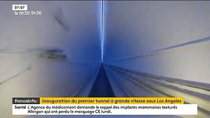 L'incroyable invention d'Elon Musk qui dévoile un tunnel futuriste pour contourner les embouteillages à Los Angeles