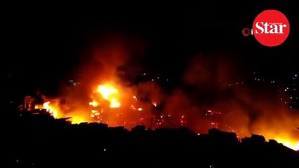 Kent ale alev yanıyor... 600 ev küle döndü