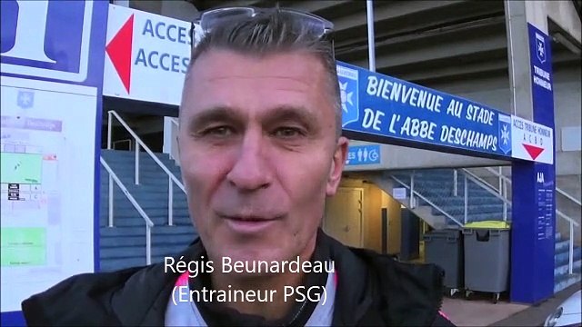 Gambardella : Stade Auxerrois vs Paris St-Germain interviews d'après-match