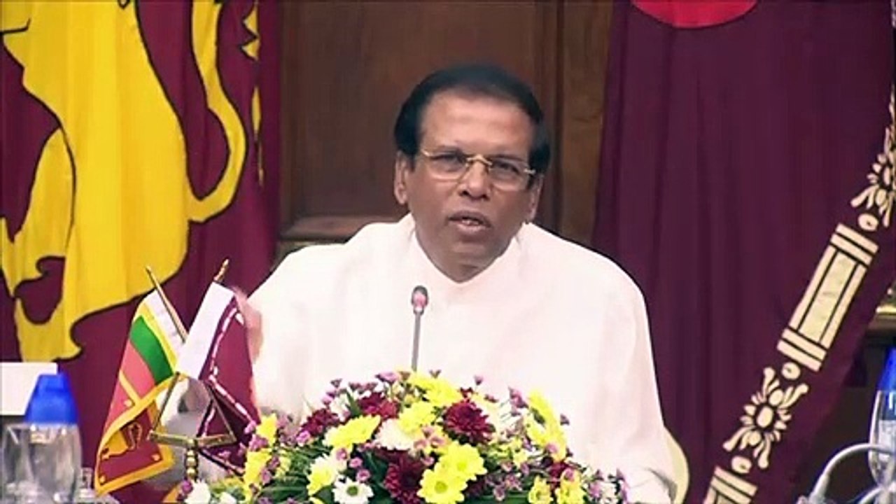 Maithri's angry speech and Ranil's reaction
