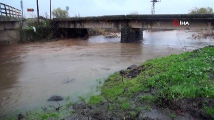 Sağanak yağmur ekili alanları vurdu
