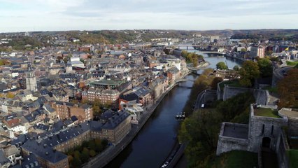Vidéo montage sur le nouveau téléphérique reliant le centre-ville à la citadelle de Namur