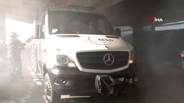 Hastanede Gerçeğini Aratmayan Yangın Tatbikatı