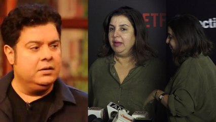 Farha Khan IGNORES badly reporter's question on Sajid Khan; Watch Video | FilmiBeat