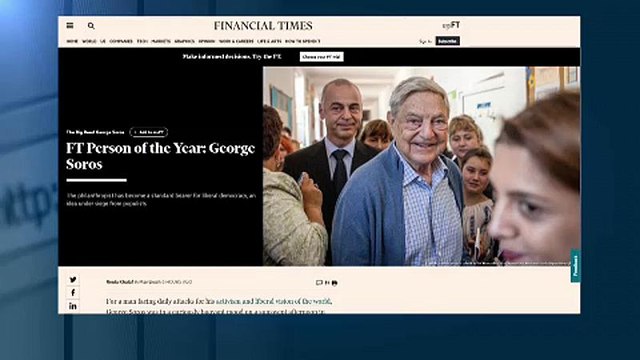 FT: Soros György az év embere