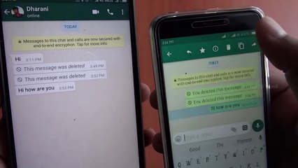 புதிய Whatsapp Trick _ How to See Permanently Deleted Messages on Whatsapp_HD