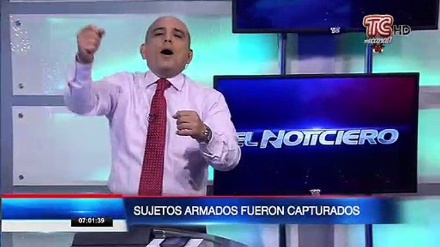 Tres sujetos armados fueron capturados en el suroeste de Guayaquil