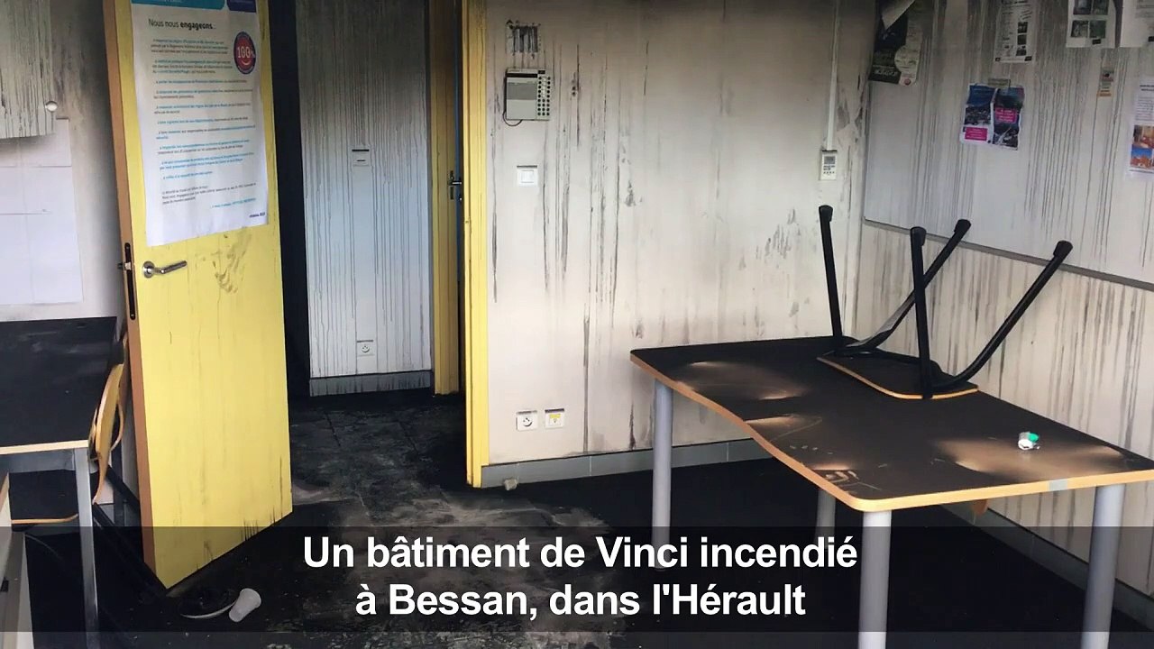 Un bâtiment de Vinci Autoroutes incendié dans l'Hérault