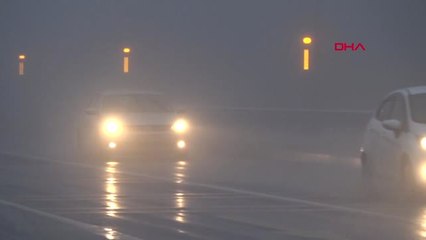 Bolu Dağı'nda Kar Yağışı Etkili Oluyor-1