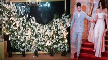 Priyanka Nick is all set for Grand Reception with White Flower Decoration | Boldsky