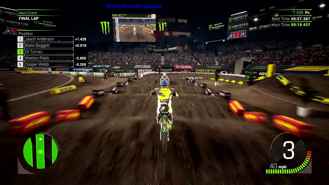 Monster Energy Supercross - The Official Videogame 2 - Gameplay
