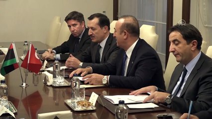 Çavuşoğlu, Libya Ulusal Mutabakat Hükümeti İçişleri Bakanı Başağa ile görüştü - ANKARA