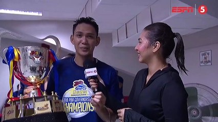 Magnolia Hotshots locker room celebration