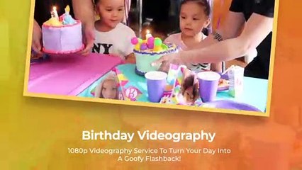 Videography services by Party Energizers