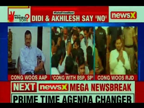 Opposition parties are split on their backing of Congress president Rahul Gandhi