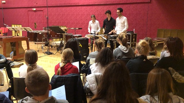 Concert de percussions par le Trio Xénakis
