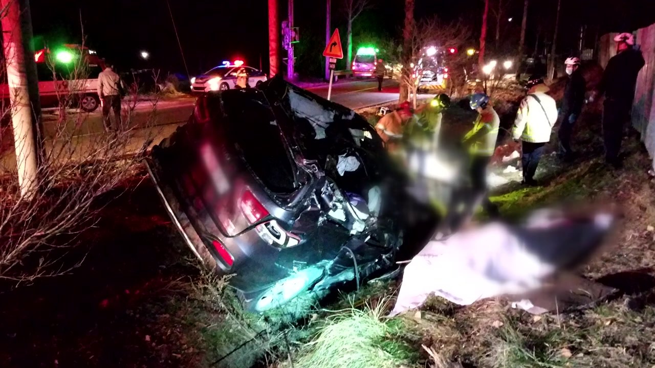 신병교육 수료 아들 면회 일가족 교통사고...4명 사망·1명 중태 / YTN