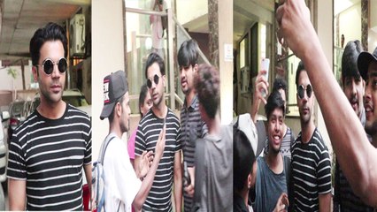Rajkummar Rao's sweet gesture towards FANS; Watch Video | FilmiBeat
