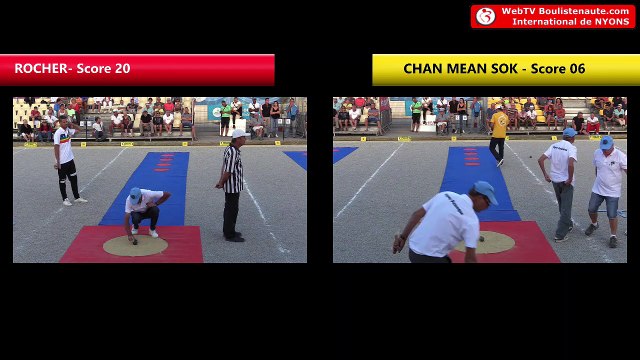 Tir de précision Nyons 2018 : Demi-finale ROCHER vs SOK