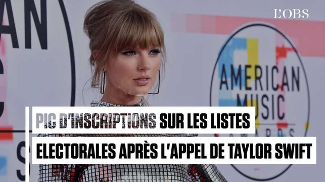 Etats-Unis : un pic d'inscriptions sur les listes électorales après l'appel de Taylor Swift